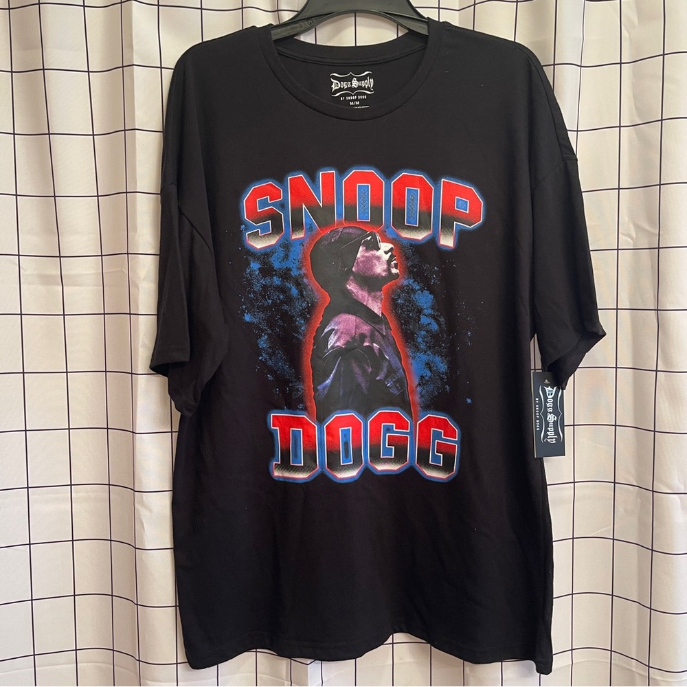 Snoop Dogg Medium Death Row Records Black Graphic Tee